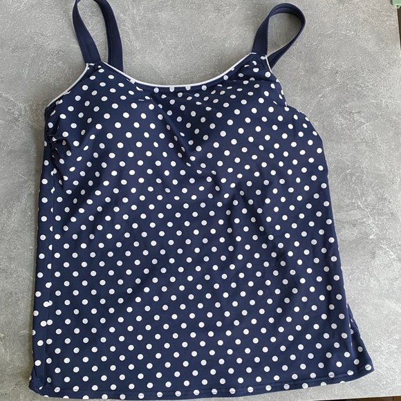 Lands End Tankini Top sz 6 - Picture 1 of 6